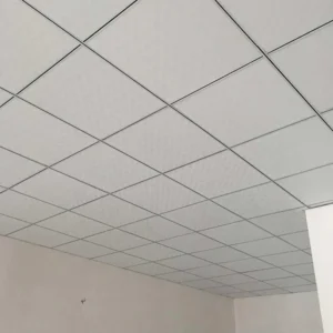 Acoustic PVC Laminated Gypsum Ceiling Panels Soundproof Decorative Ceiling Board For Interior Office And Commercial Use