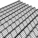 Airport Railway Prison High Security Clearview Iron Wire Mesh PVC Coated Anti Climb 358 Fence 8ft Height