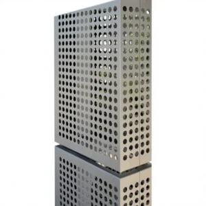 Aluminium 304 Stainless Steel Perforated Metal Panel Wire Mesh Filters Bending Cutting Services