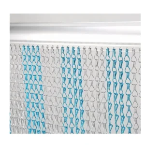 Aluminum Alloy Decorative Chain Link Woven Mesh for Interior Partition, Curtain and Ceiling