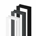 Aluminum Alloy Pass Cover Door Frame Edging Window Cover Integrated Balcony Cover Extremely Narrow American Design Foshan Origin