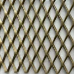 Aluminum Expanded Metal Mesh Pure Nickel Copper Titanium Expanded Metal Mesh Sheet with Customized Hole Size