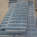 Aluminum Wire Mesh Catwalk Galvanized Steel Grating Hot Dipped 32 X 5mm Flat Bar Steel Grate