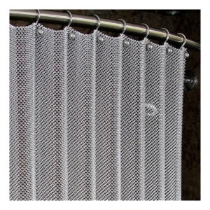 Aluminum Woven Wire Mesh for Restaurant Dividers