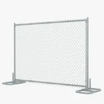 American Standard 6ft 8ft Chain Link Hot Dipped Galvanized Safety Fencing Anti Climb Temporary Fence Panels