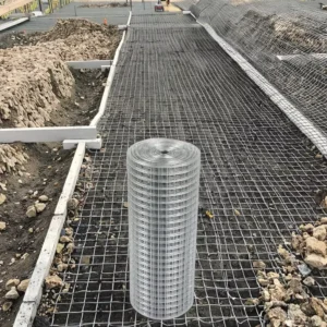 Anping Hot Dipped Galvanized Iron Wire Mesh for Construction 1mm-2mm Diameter 6mm Aperture Square Hole Shape Welding Included