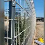 Anti Climb Double Wire Fence High Security Yard Barrier for Ranch Use 6ft Height Carbon Steel Construction