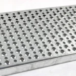 Anti Skid Perforated Plate Strong Bearing Capacity Galvanized Steel Grating Floor Grating