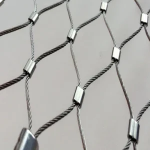 Architectural Material Decorative Wire Rope Mesh Cable Mesh Fence Decoration Wire SS Rope Mesh