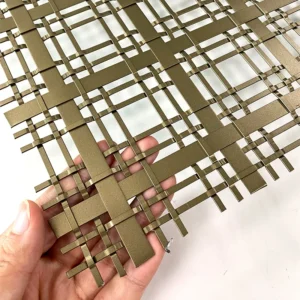 Architectural Stainless Steel Wire Interior Art Wall Ceiling Mesh Metal Panel for Decorative Industrial Style
