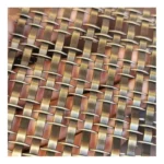 Architectural Woven Wire Mesh Decoration Outdoor Curtain Wall Mesh Ceiling Screen Partition Decorative Mesh Factory