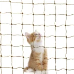 Beige Nylon HDPE Wire Reinforced Cat Safety Balcony Net Beige Nylon HDPE Wire Reinforced Cat Safety Balcony Net