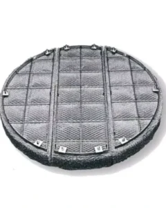 Black Wire Mesh Demister with Square Holes for Air Filter Metal Material