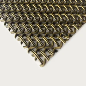 Bronze Color Ss Woven Wire Mesh Customied Metal Screen Mesh