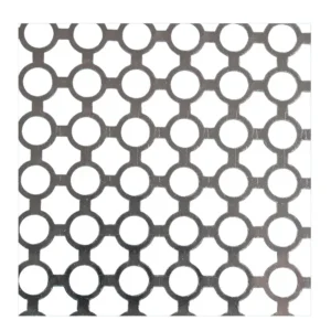 Building Material Stainless Steel Decorative Round Hole Punched Perforated Metal Mesh