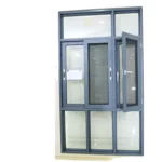 CE Glass Horizontal Profile Aluminum Slide Window With Mosquito Net