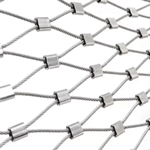 Cable Stainless Steel Wire Rope Mesh Safety Net Stainless Steel 304 316 Diamond Wire Mesh Zoo Mesh