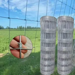 Cattle Sheep Iron Fence 4 Feet High Strong Galvanized Mesh Panel Eco-Friendly Waterproof Easily Assembled Farm Hog Wire Trellis