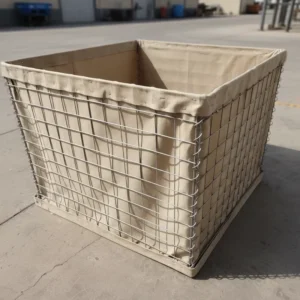 China Factory Supply Hot-Dipped Galvanized Steel Wire Welded Mesh Gabions Square Folding Bastion Barrier Defensive Cutting