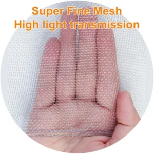 China Factory Supply Pleated Window Screen Mesh Stainless Steel 304 316L Aluminum Alloy Woven Wire Custom Cutting for Windows