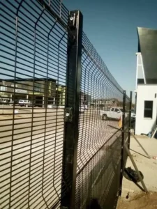 Clear View Mesh Fencing 8ft Height PVC Coating High Strength Safety Barrier for Schools