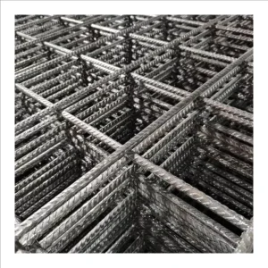 Cold Rolled Ribbed Black Steel Mesh SL52 SL62 SL72 SL82 SL92 Durable Plain Weave Reinforcing Welded Wire Mesh Cutting Service