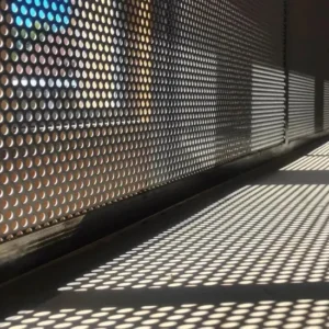 Color Steel Wire Mesh Reinforced Perforated Panel for Construction Safety Screens Equipment Isolation Fencing