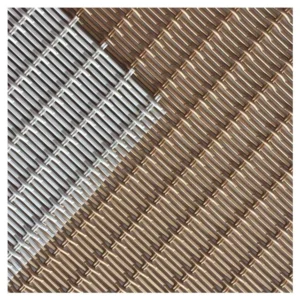 Copper Colored Aluminum Architectural Wire Mesh for Metal Ceilings