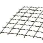 Crimped Wire Mesh 304 316 Stainless Steel Square Mesh Welded Wire Mesh Rolls Aperture 1.3 50mm