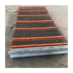Crimped Wire Mesh Vibrating Sieve Polyurethane Mining Screen with Hooks