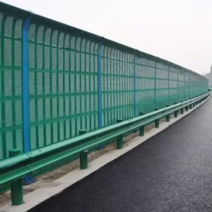 Curved Sound Barrier Walls Residential Sound Absorbing Fence Road Noise Reduction Fence Quiet Wall Sound Barrier Metal