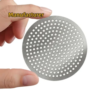 Custom 304 316 Stainless Steel Filter Round Square Filter Disc Perforated Metal Sheet Plate Perforated Filter Mesh