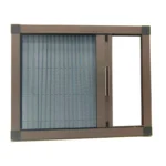 Custom Anti Mosquito Pet Pleated Mesh Sliding Screen Door Polyester Window Netting Inside Pleated Screen