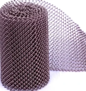 Custom Bendable Plain Weave Interlocking Aluminum Wire Mesh Curtain Pre Cut & Cold Bendable Decorative Metal Chain Drapery