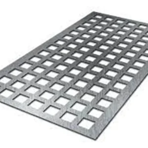 Custom Decorative Metal Mesh Panel Stainless Steel Galvanized Aluminum with Round Square Holes Perforated Screen Application