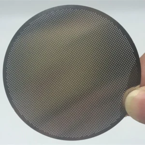 Custom Etched Food Grade Stainless Steel Mesh Filter Screen Disc for Coffee Machine and Juicer Filters