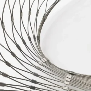 Custom Ferrule Type Inox 316 Wire Rope Net Flexible Stainless Steel Cable Web Mesh for Railing