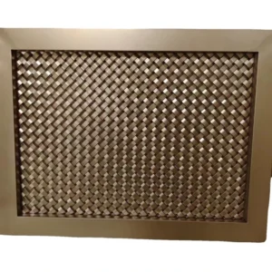 Custom High End KTV Bronze Stainless Steel Wire Mesh Golden Metal Grille for Hotel Ceiling Cabinet Door Metal Mesh Curtain