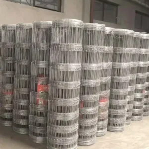 Custom High Strength Steel Wire Cattle Fence Netting Fixed Knot Design Easy Installation for Bull Cow Farm Enclosure