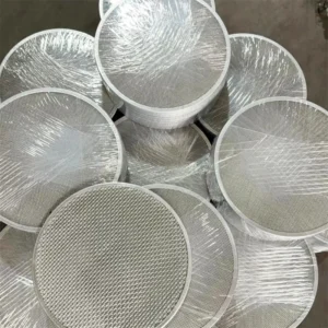 Custom Made Stainless Steel 304/316L Wire Mesh Filter Disc with Aluminum Frame Factory Sell Metal Air Filter
