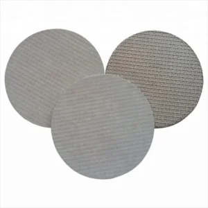 Custom Round Stainless Steel Sintered Porous Filter Mesh Disc