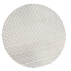 Custom Shape Size Filter Disc Mesh Woven Metal Filter Mesh Metal Square Mesh Screen