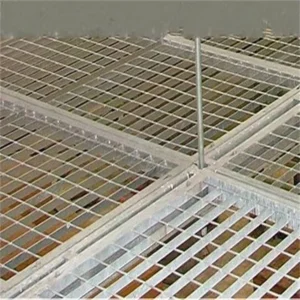 Custom Welded Mesh Galvanized Steel Grate Metal Bar Grating Outdoor Walkway Bridge Drainage Trench Cover Welding Cutting
