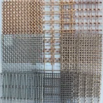 Custom made High end Stainless Steel Plain Woven Decorative Mesh for Screen and Interior Exterior Building Decoration