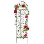 Customizable Eco Friendly Outdoor Metal Garden Decoration Arch Trellis Panels Easily Assembled Sustainable Fence or Gate Customizable Eco Friendly Outdoor Metal Garden Decoration Arch Trellis Panels Easily Assembled Sustainable Fence or Gate