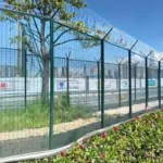 Customizable High Sports Field Tennis Court Fence Factory Manufacturer’s Trellis Gates 6 Feet Galvanized PVC Coated Iron Wire