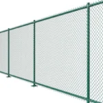 Customizable Hot Dip Galvanized Chain Link Fence for Factory Construction and Transportation