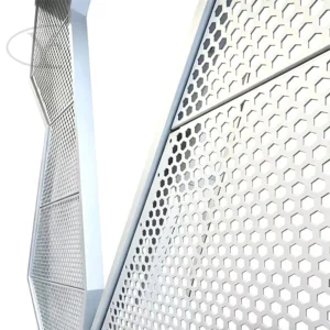 Customizable Metal Mesh Decorative Partitions Corrosion Resistant Decorative Ceiling Mesh