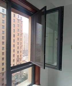 Customizable Size Magnetic Stainless Steel Diamond Net Anti-Theft Aluminum Alloy Horizontal Swing Frame Minimalist Hanging Villa