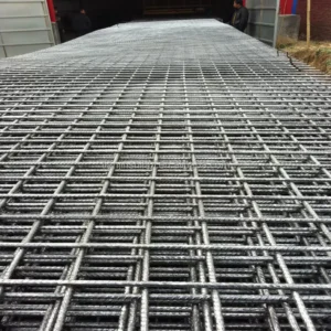 Customization 6mm Carbon Steel Welded Wire Mesh Panel Durable Construction Reinforcing Galvanized Coated Black